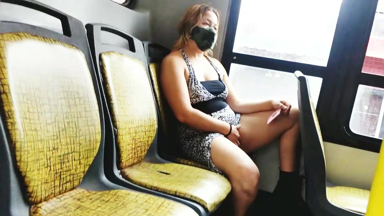 masturbating in public bus