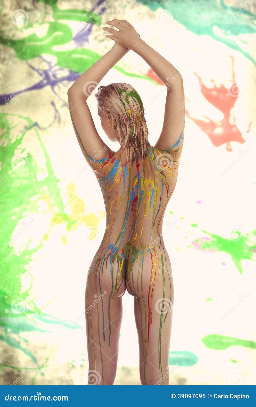 belkis pena add nude women with body paint photo