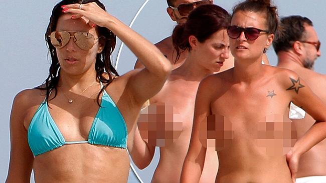 anna wieland add eva longoria topless photo