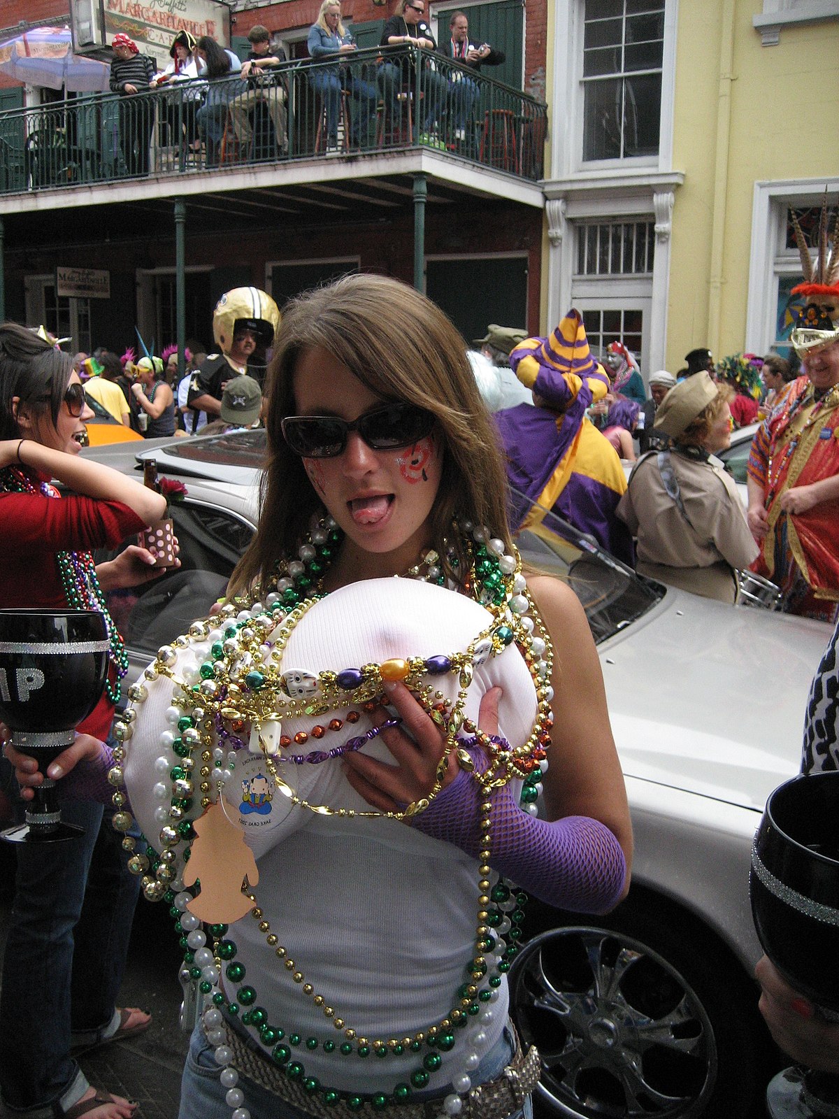 christine kahle recommends big tits mardi gras pic