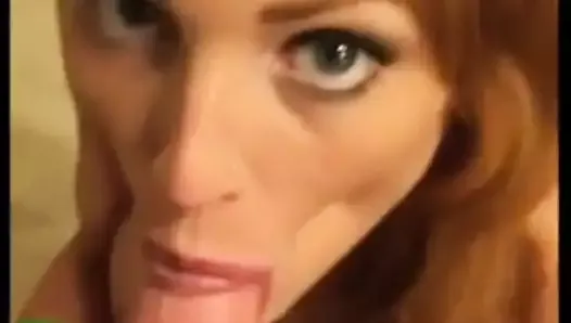 redhead blowjib