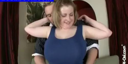 groping huge tits