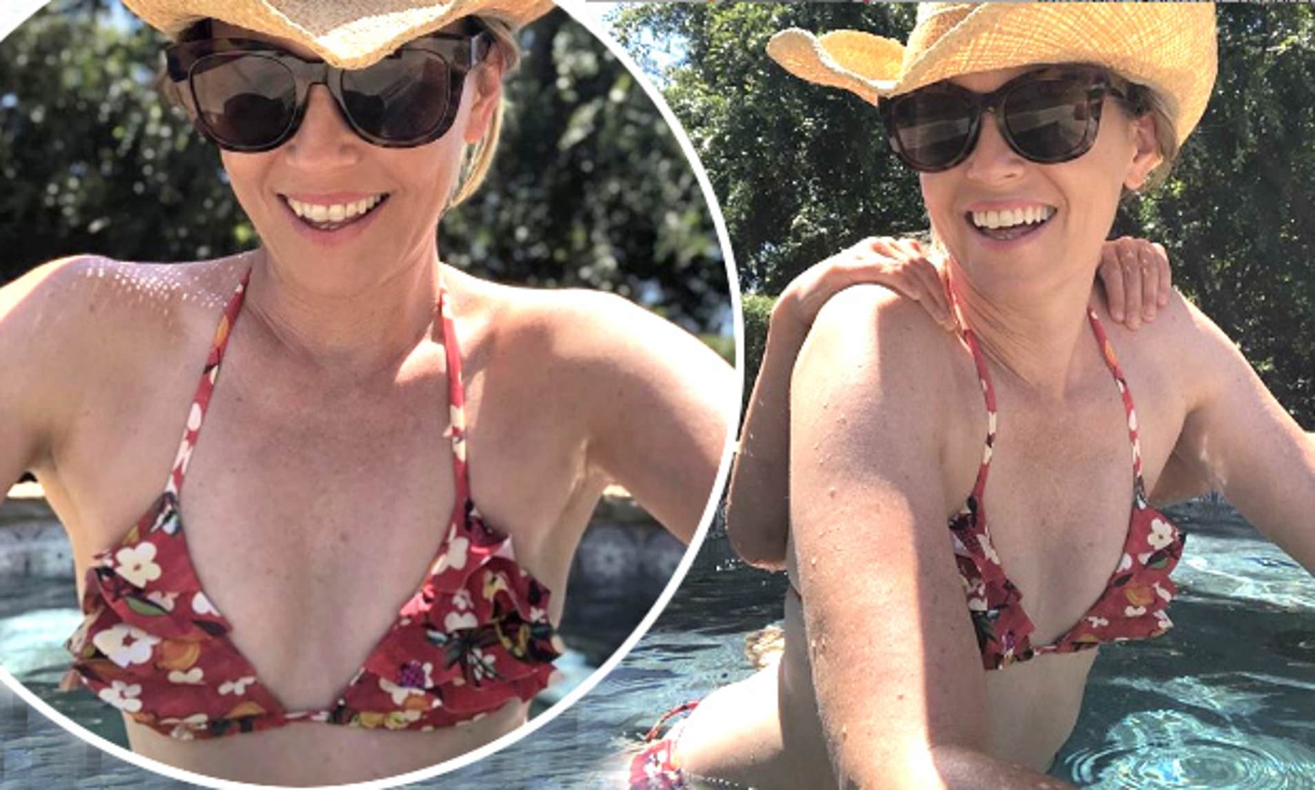 colleen dunleavy share elizabeth banks in a bikini photos