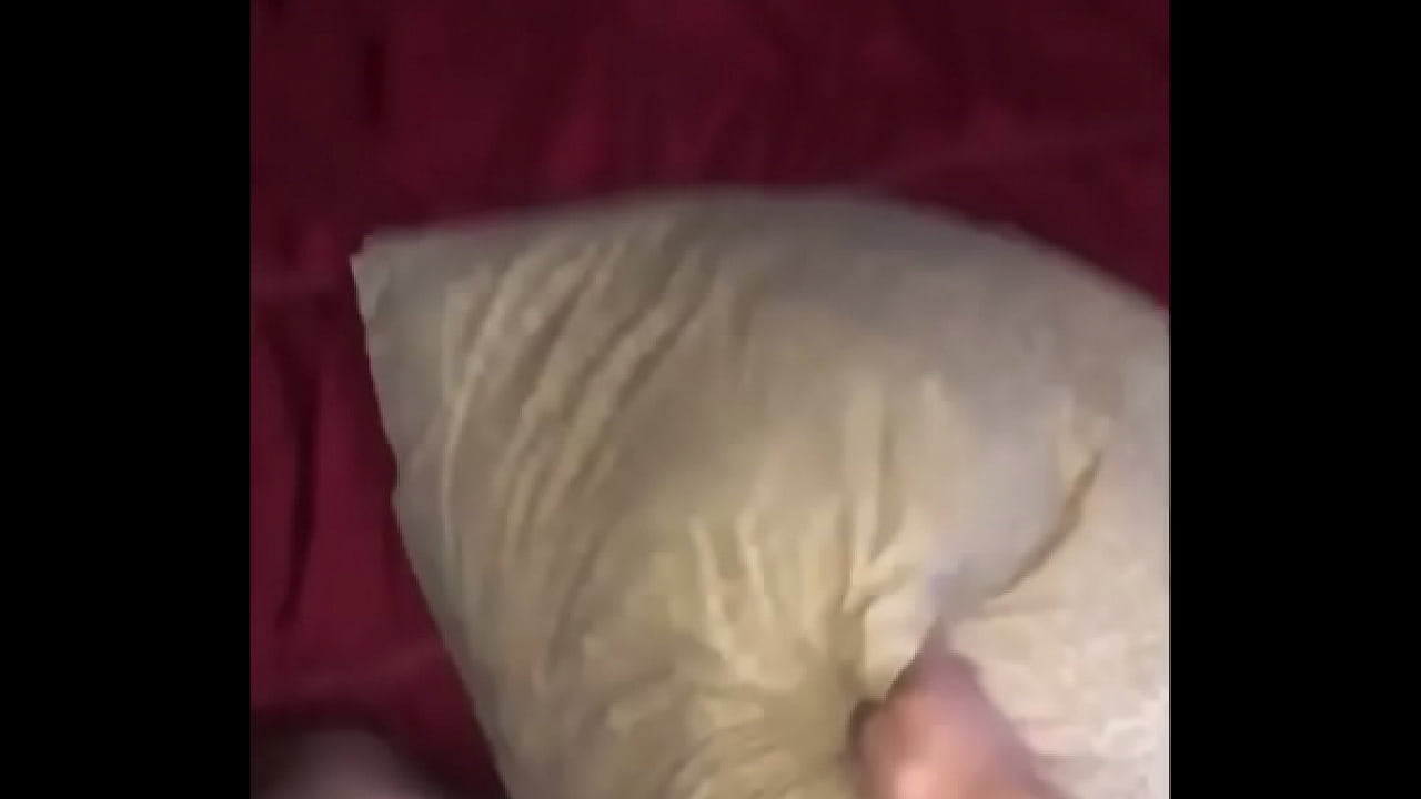 cumming on pillow