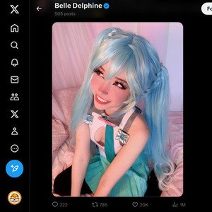 charmaine bratcher recommends belle delphine onlyfams leak pic