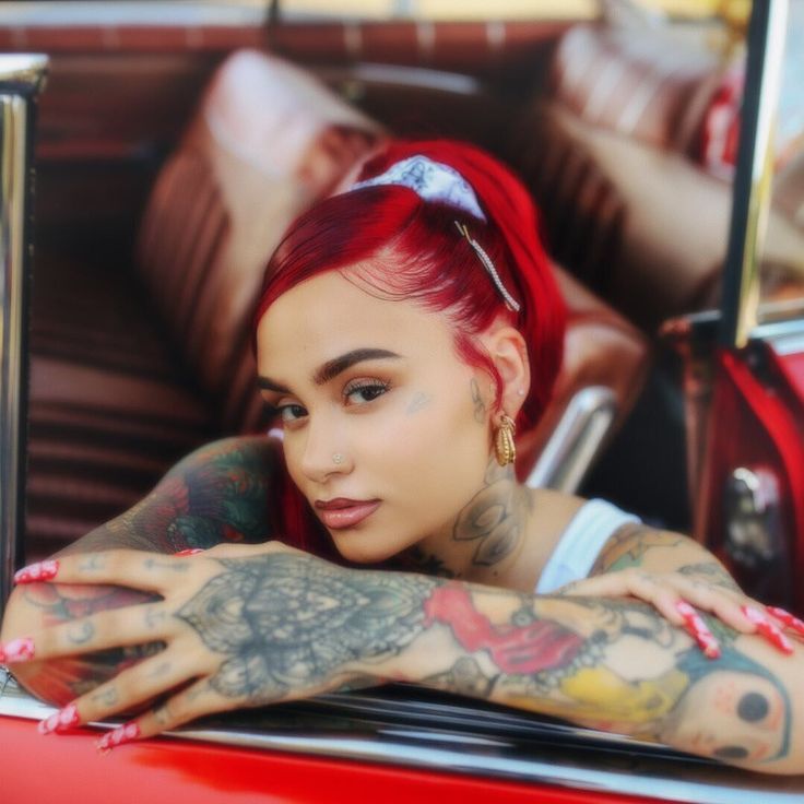 colette nortje share kehlani red hair photos