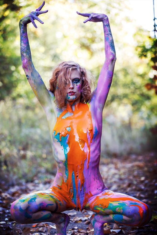 derrick saxon add full nude body paint photo