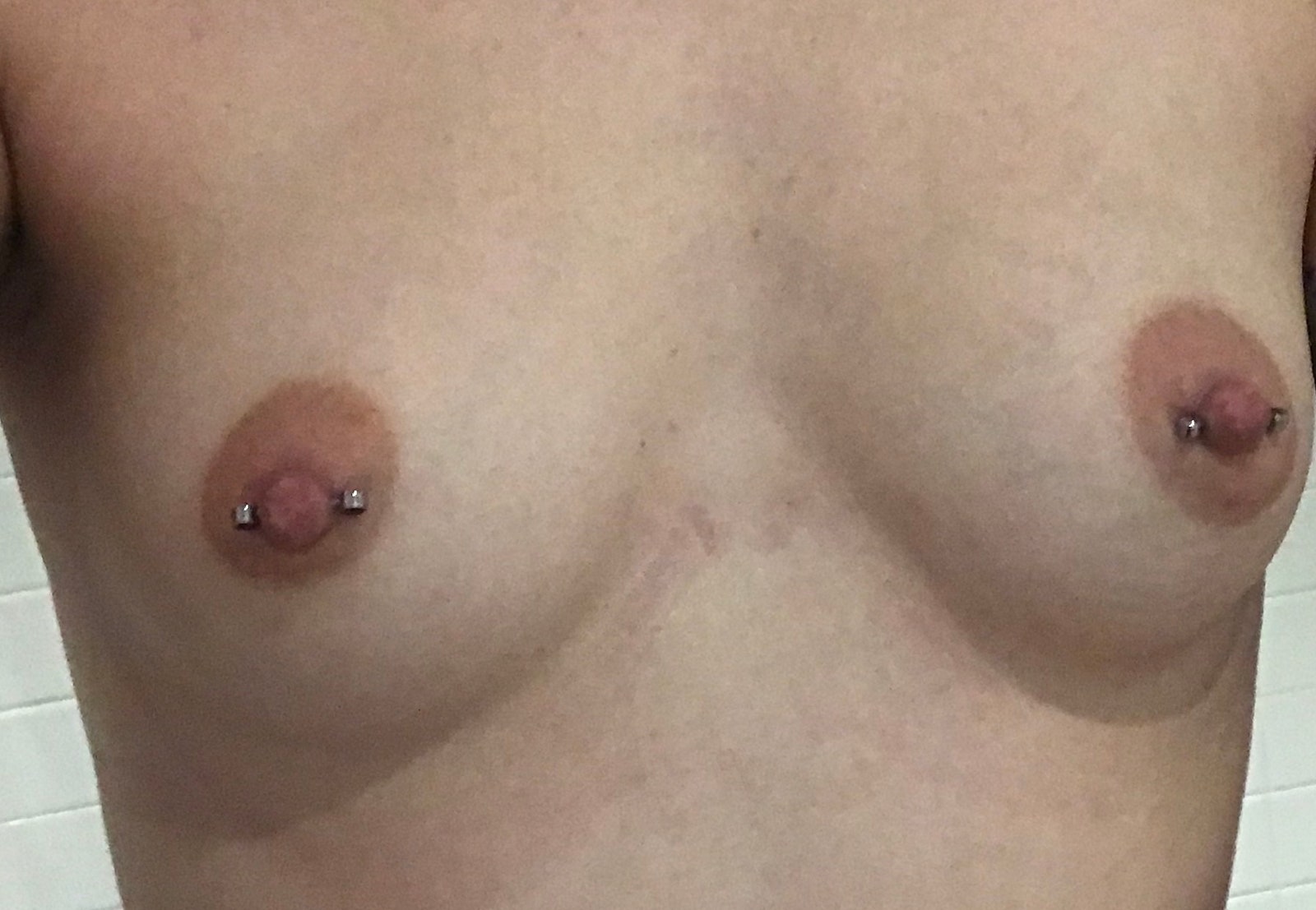 angelina corona recommends nipple piercing on big boobs pic