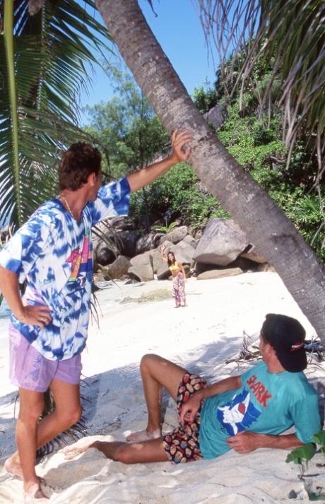 dean bears recommends nude beach threesome pic