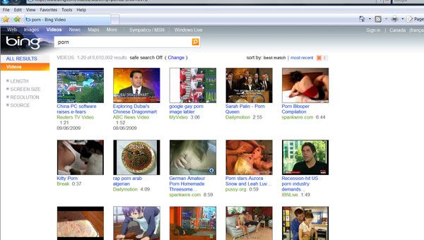 Best of Porn on bing