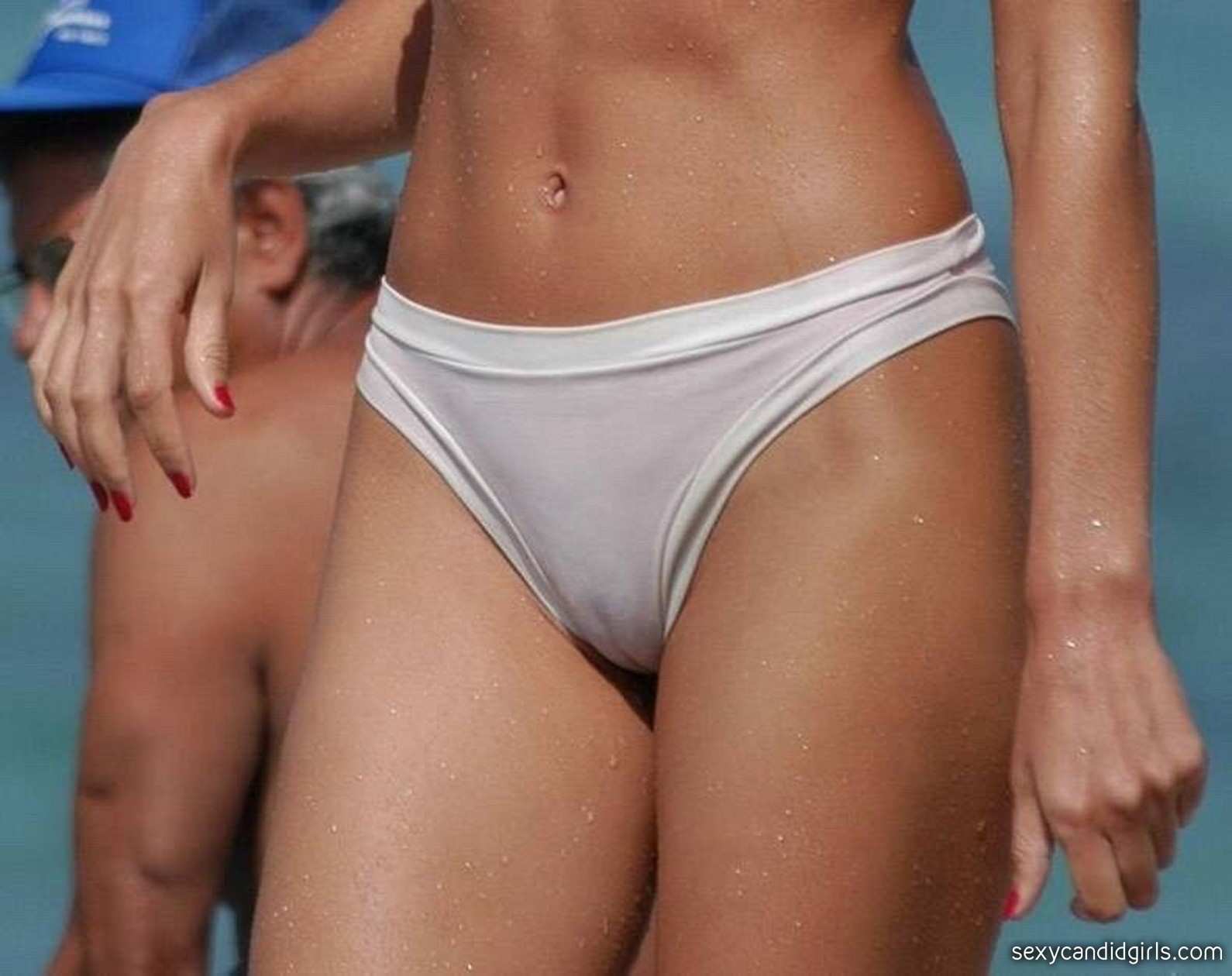 carolee clayton add photo public beach camel toe