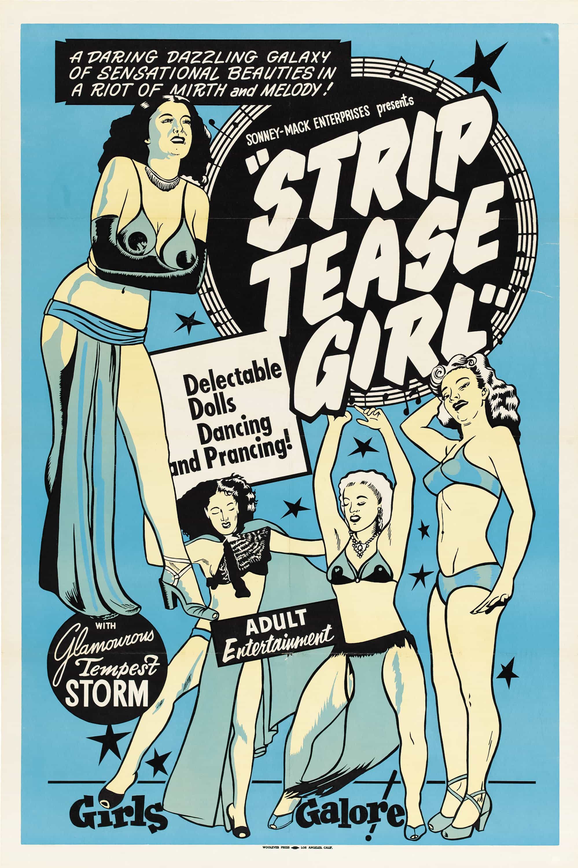 chuck horner share striptease vintage photos