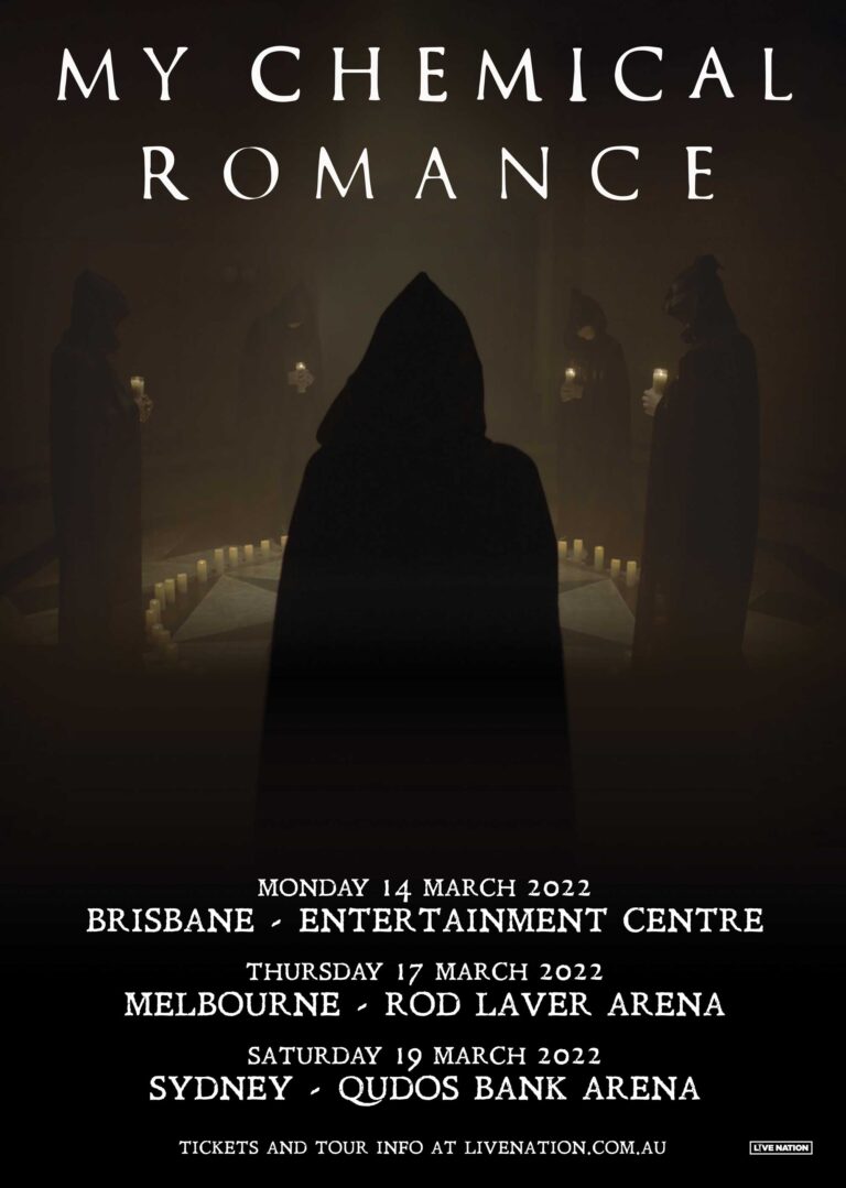 MY CHEMICAL ROMANCE AUSTRALIA TOUR CONFIRMED FOR 2022. - Black of Hearts