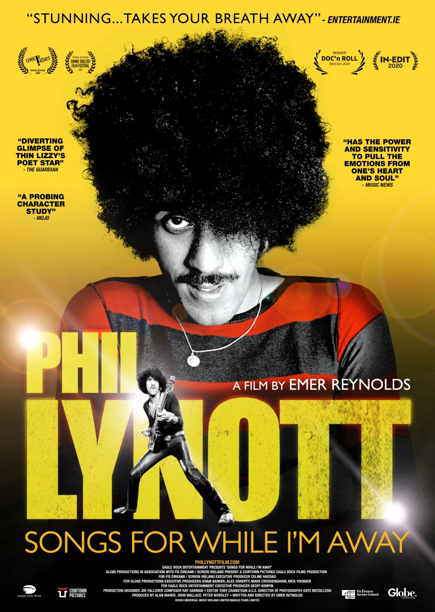 AWARD-WINNING PHIL LYNOTT (THIN LIZZY) FILM ‘SONGS FOR WHILE I’M AWAY’ GETS AUSTRALIAN THEATRICAL RELEASE – IN CINEMAS FROM SEPTEMBER 29
