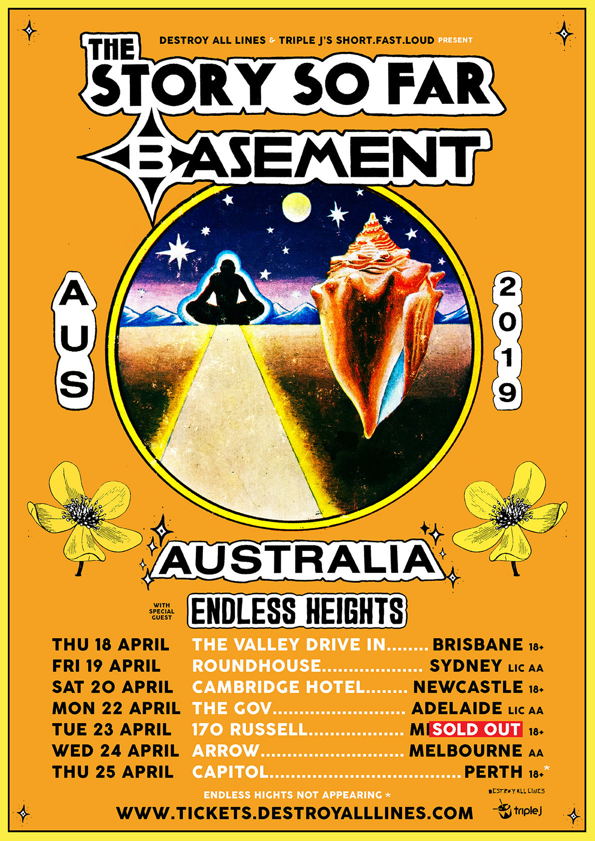 THE STORY SO FAR &  BASEMENT ADD ENDLESS HEIGHTS TO AUSTRALIAN NATIONAL TOUR