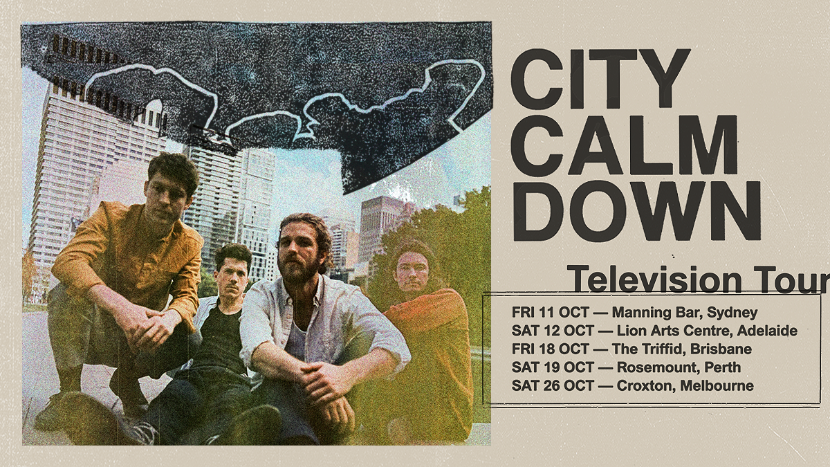 NEWS: City Calm Down are hitting the road this October!
